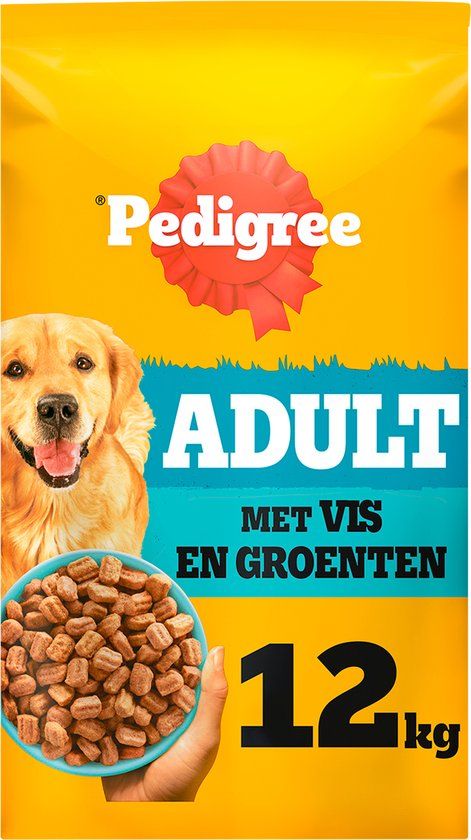 Pedigree Hondenbrokken - Adult - Vis & Groenten - 12kg