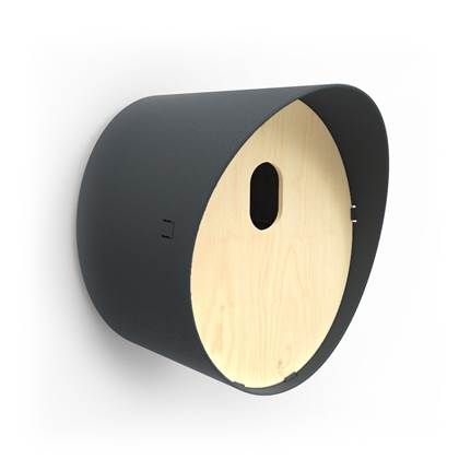 Capi Europe Vogelhuisje Ovaal 24x19x23 Antraciet