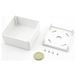 Supertronic PP117W-S Boîtier pour capteur 71 x 71 x 37 ABS 1 pc(s) Piece