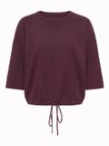 Only Trui Onlsiteri Ss Loose Tie O-neck Top C 15374939 Fig Dames Maat - XL