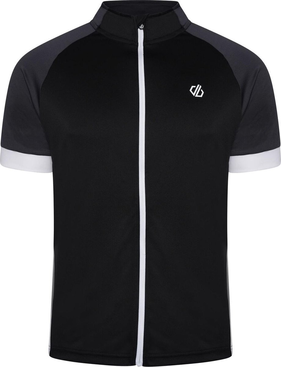 Dare 2b Protraction Heren fietsshirt Black/Ebony, Maat M