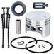 Merkloos Piston Piston Fuel Line Set voor Kettingzaag MS200