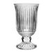 Alessandro vase Verona modèle - verre transparent travaillé - H18 cm - forme calice rond