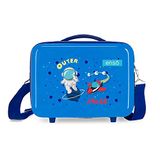 Enso Outer Space Make-uptas, aanpasbaar, met schoudertas, blauw, 29 x 21 x 15 cm, stijf, ABS, 9,14 l, 0,8 kg