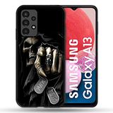Beschermhoes Samsung Galaxy A13 Beschermhoes, doodskopmotief