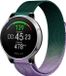 Strap-it Milanese Smartwatch band - Geschikt voor Polar Grit X - Paars/Groen