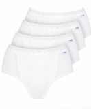Sloggi 4-pack Control tai - Corrigerende slips - Maat XL - Wit