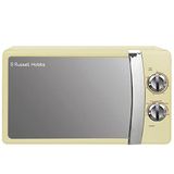 Russell Hobbs RHMM701C Handmatige solo-magnetron met 5 standen, beltoon en timer, ontdooifunctie, eenvoudige reiniging, 17 L, 700 W, crème
