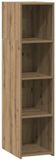 vidaXL Highboard Artisanaal eiken 30 x 41 x 124 cm Bewerkt hout