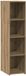 vidaXL Highboard Artisanaal eiken 30 x 41 x 124 cm Bewerkt hout