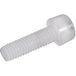 TOOLCRAFT 830290 Cilinderkopschroeven M3 30 mm Binnenzeskant (inbus) DIN 912 Kunststof, Polyamide 10 stuk(s)