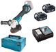 Makita DGA511RTJ 18V Haakse Slijper Set (2x 5.0Ah) | 125mm | Koolborstelloos
