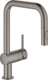 GROHE Keukenmengkraan Minta Met uittrekbare tuit 1 gat 353mm - 4005176488825