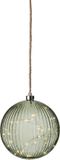Lumineo Micro LED bal lamp ø20 cm - 40 LED lampjes - Groen