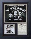 Legends Never Die The Three Stooges Marquee fotocollage ingelijst, 28 x 35 cm