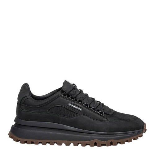 Floris van Bommel De Gripper 03.07 leren sneakers zwart