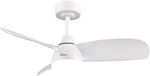 REALITY HELSINKI Ventilateur blanc mat 90 cm