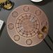 Solidchoice - Lot de 4 sous-verres en PVC résistant à la chaleur, de couleur rose doré, pour table à manger