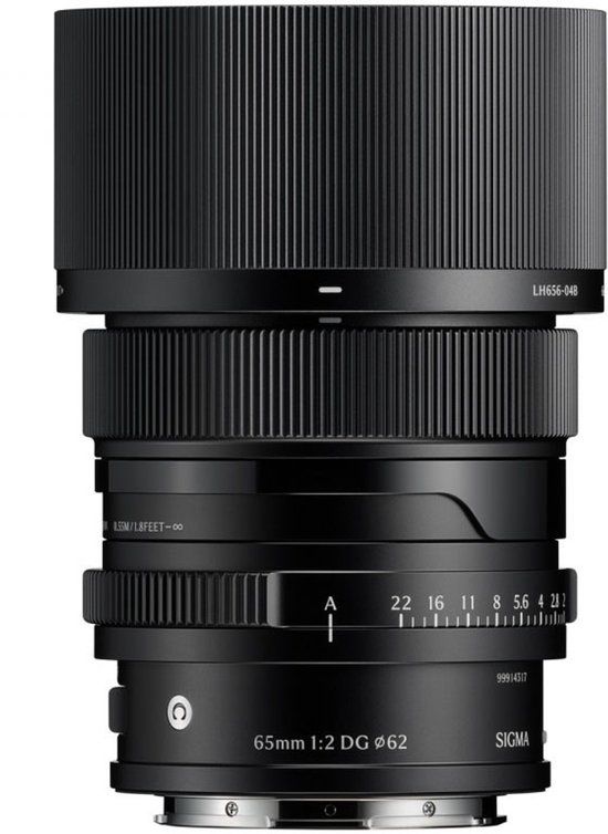 Sigma 65mm f/2 DG Black Contemporary Objektiv, kompatibel mit Sony E