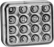 Fristom Hoog Vermogen Leds Mistlamp Mistachterlicht Achter 12 V 24 V 36 V Rood Helder Glas