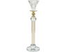 Romimex Kaarshouder Transparant Glas 6 x 26 x 6 cm