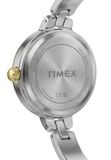 Timex Dames Trend Quartz Analoog Horloge Tweekleurig & Goudkleurig Kast Metaal 28mm