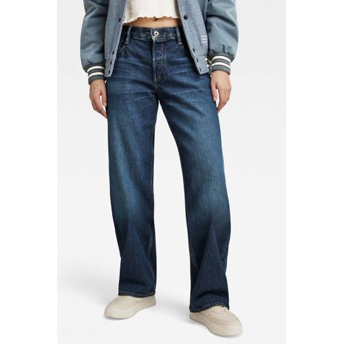 G-Star RAW Judee Low Waist Loose Fit Jeans - Dark Blue Denim