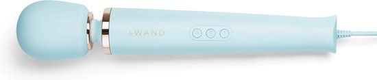 Le Wand - Krachtige Plug-In Vibrerende Massager - Blauw