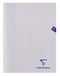 Clairefontaine 393362C Geniet Schrift Mimesys Kleurloos - 24x32 cm - 96 Pagina's Kleine Ruitjes - Wit Papier 90 g - Polypro Omslag