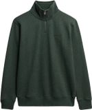 Superdry Essential Logo Henley Half Zip Sweater Heren - Maat XL