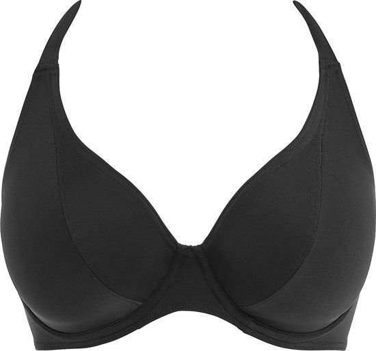 Freya Jewel Cove Halter Bikini Top - Black - 80E