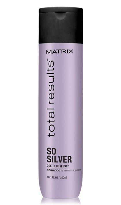 Matrix So Silver Shampoo - 300 ml - Neutraliseert blond, grijs en wit haar