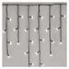 EMOS Connect System 2,5 m ijsregen lichtketting standaard, kerstlichtketting met 100 leds, uitbreidingscomponent C (zonder verbindingskabel en adapter), IP44 voor binnen en buiten, koudwit