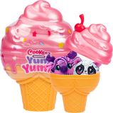 Cookeez Makery Yum Yumz 2-pack - 2 pluchen knuffeltjes in een ijshoorntje