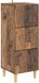 vidaXL Ladekast Oud hout 33 x 34,5 x 90 cm Bewerkt hout