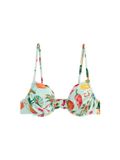 Next Dames Bikinitop Balconette 80F Gebloemd Mintgroen