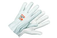 Rostaing Softpro/it09 handschoenen werk-hantering. Alles leer, wit, 09