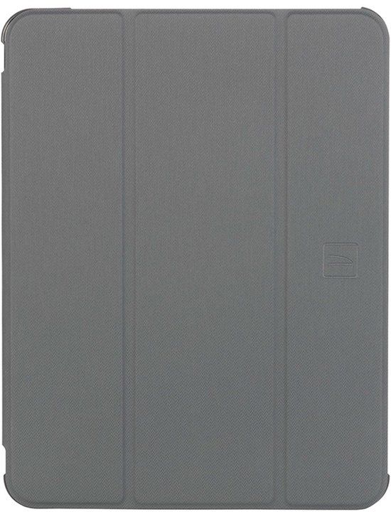 Tucano Satin Folioblad - iPad hoes - geschikt voor iPad 10.9 10th gen 2022, Apple - Grijs