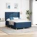 Maison Exclusive - Lit boxspring avec bandes lumineuses LED bleues, 160 x 200 cm, tissu