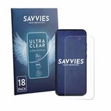Savvies - Protection d'écran pour Motorola Moto G Max - Film protecteur transparent 18 Pièces