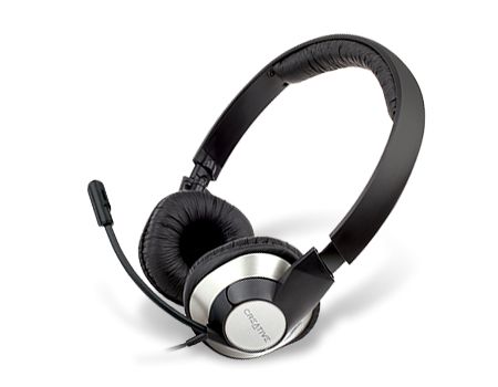 Creative HS-720 - Headset - USB - Noise Cancelling - Zwart/Zilver