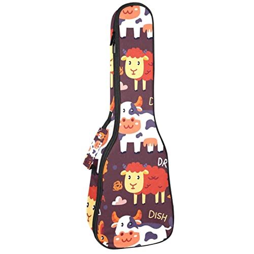 Mersov Tenor Ukulele Gigbag Waterdichte Ukelele Case Gewatteerde Rugzak