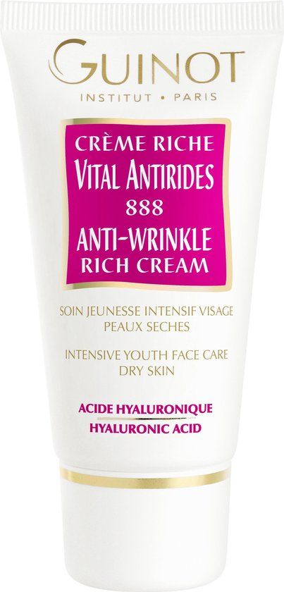 Guinot Creme - Riche Vital Antirides 888 - Anti Wrinkle Rich Night Cream 888 - 50ml