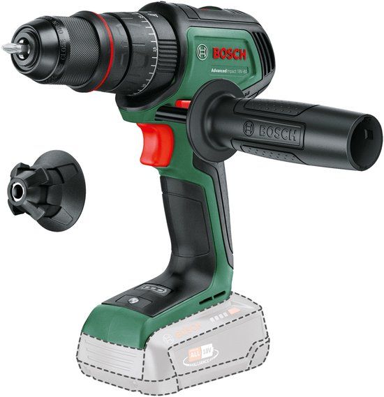 Bosch AdvancedImpact 18V-80 QuickSnap Accuklopboorschroevendraaier - Baretool
