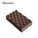 ROLLINGDOG Éponge abrasive 120 grains, 125x70x25 mm, alumine lavable, humide/sec, pour bois, métal, lissage de mastic, enduit de base, rouille.