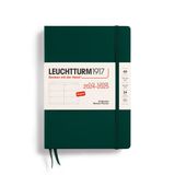 Leuchtturm1917 Weekplanner A5 Hardcover 18 maanden 2024-2025 Forest Green