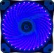 Gammec TRANSPARENT BLUE CASE FAN WITH BLUE LED LIGHT - 12CM