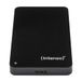 Intenso 6021530 500GB Memory Case USB 3.0 5400rpm 2.5 Inch External Hard Drive - Black
