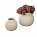 LOBERON Vaas set van 2 Fleurons beige