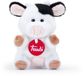 Trudi Trudino Knuffel Koe 14 cm - Handgemaakt in Italie - Zacht Pluche - Zwart Wit